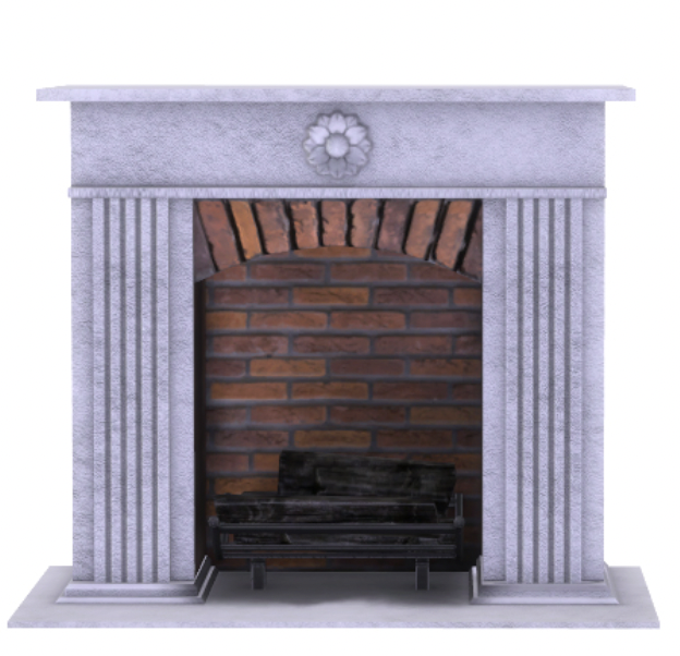 ShinoKCR French Quarter Fireplace