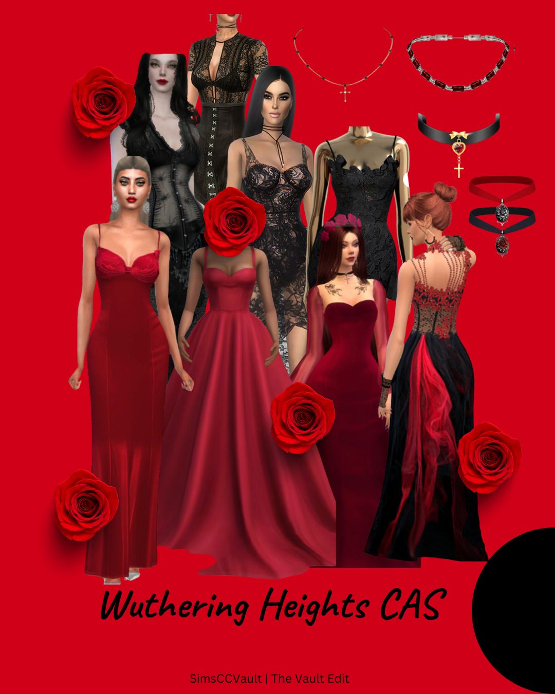 Sims 4 CC Wuthering Heights CAS