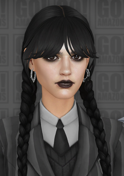 Halloween Movie Night Friday Hair