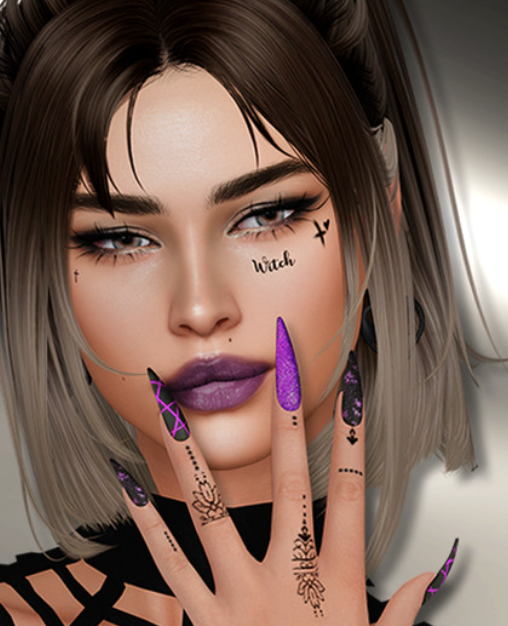 Stiletto Witchy Nails