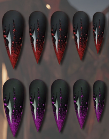 Glitter Bloody Nails