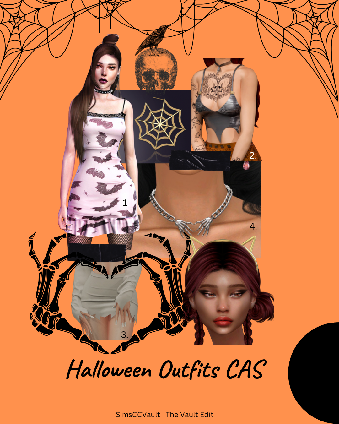 Sims 4 CC Halloween Outfits